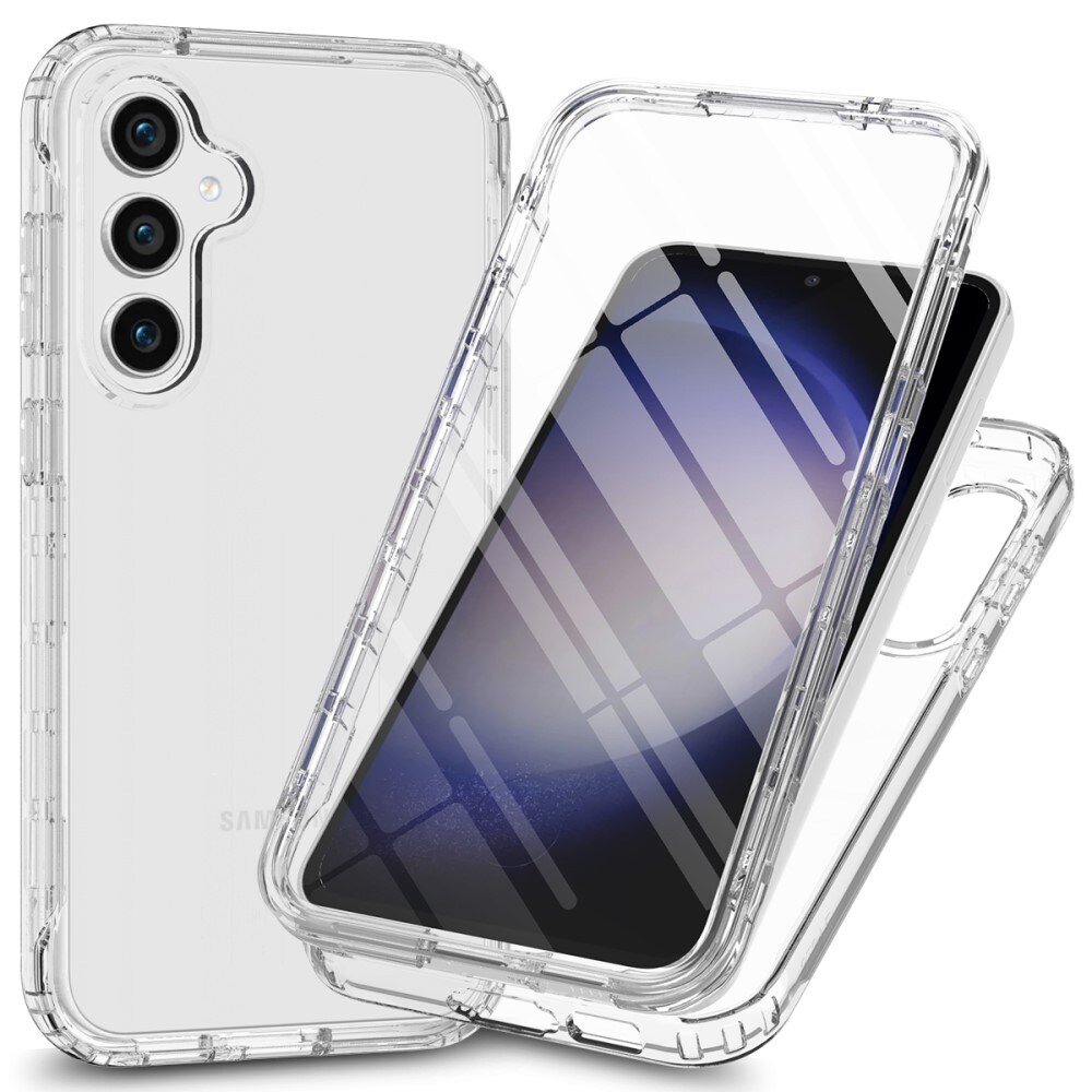 Samsung Galaxy S23 FE Mobilcover Full Protection, Gennemsigtig