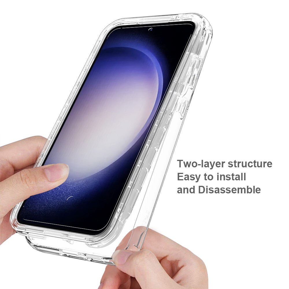 Samsung Galaxy S23 FE Mobilcover Full Protection, Gennemsigtig