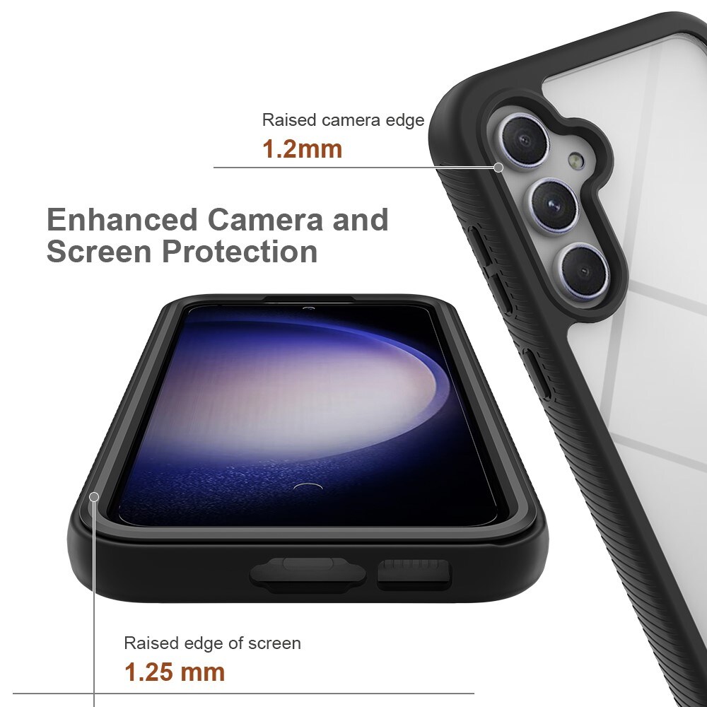 Samsung Galaxy S23 FE Mobilcover Full Protection, Sort