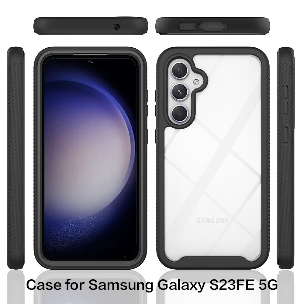 Samsung Galaxy S23 FE Mobilcover Full Protection, Sort