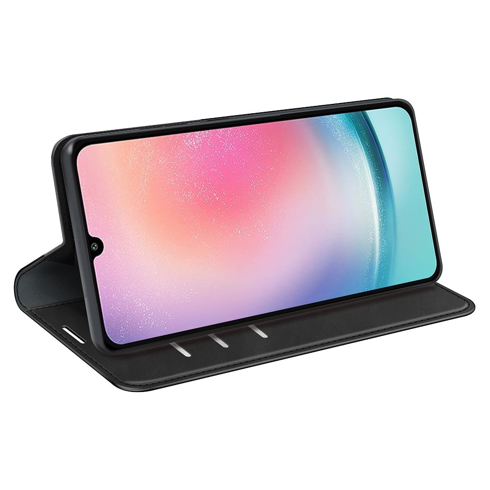 Samsung Galaxy A25 Slankt etui med kortholder, Sort