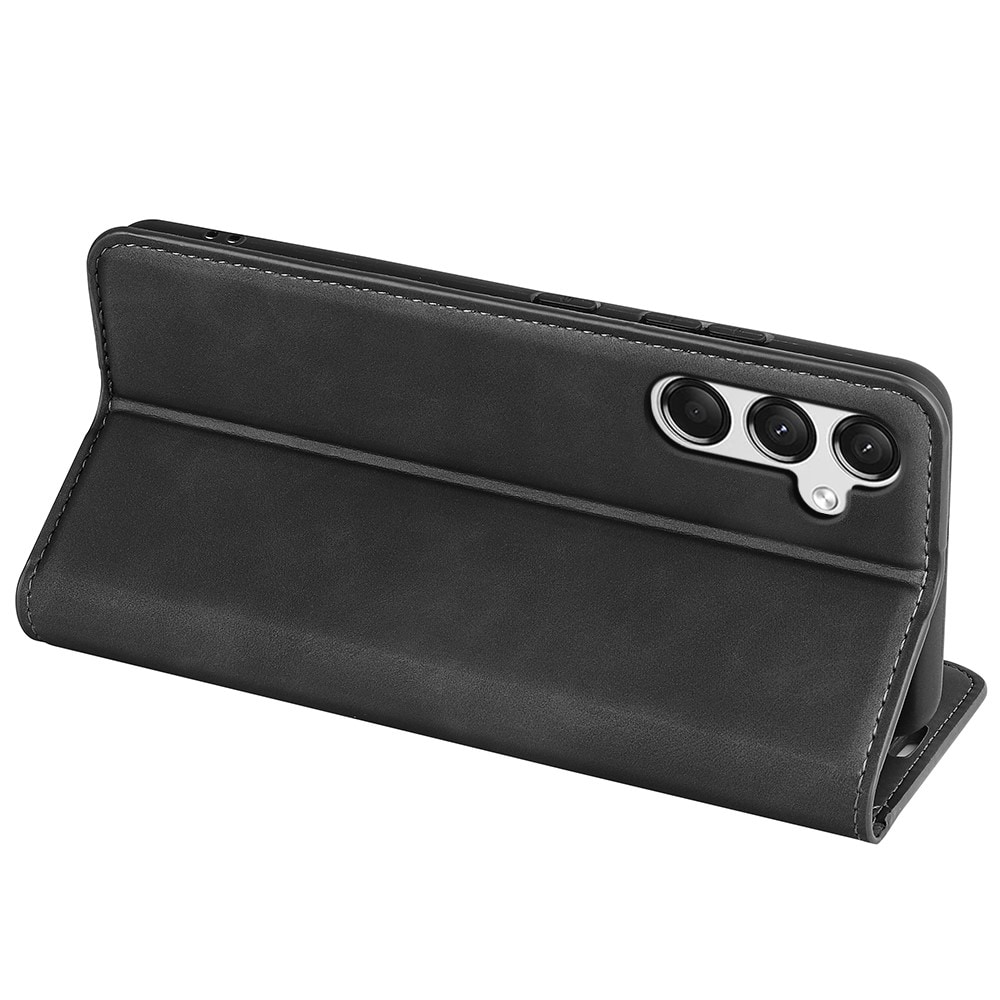 Samsung Galaxy A25 Slankt etui med kortholder, Sort