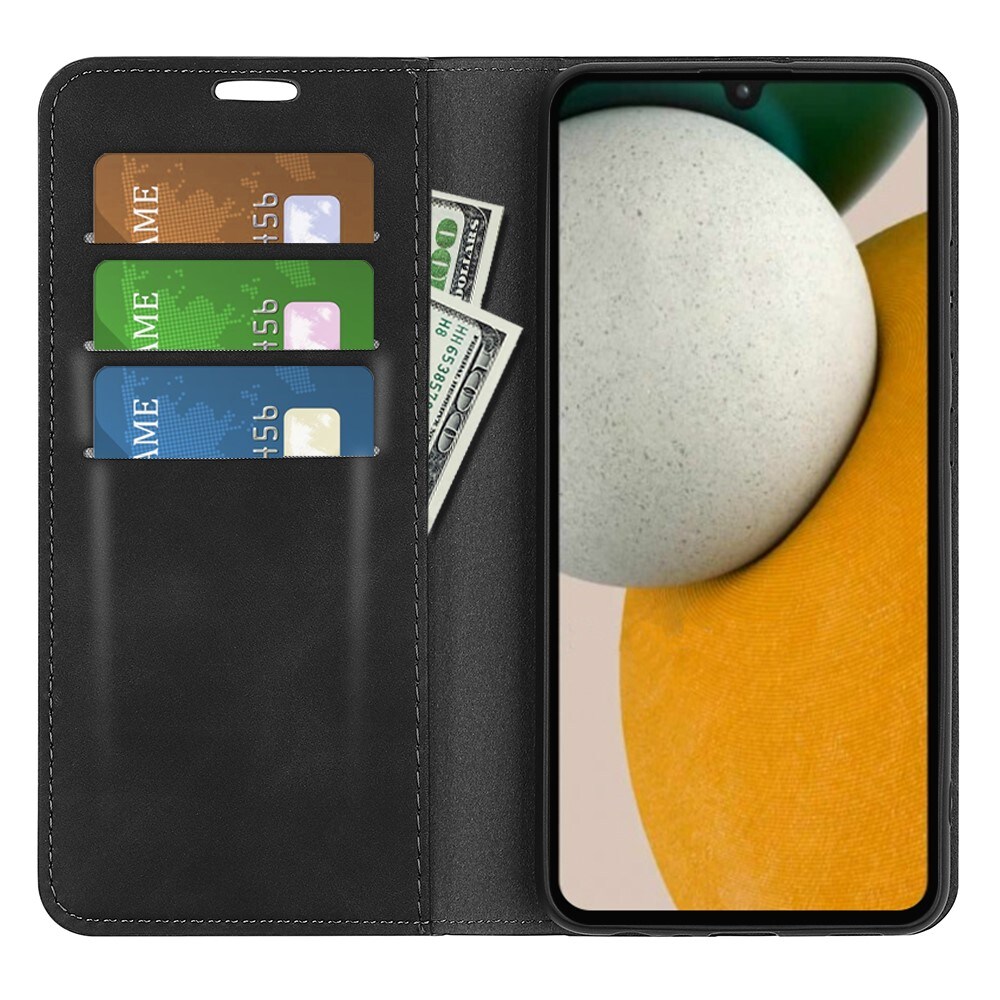 Samsung Galaxy A15 Slankt etui med kortholder, Sort