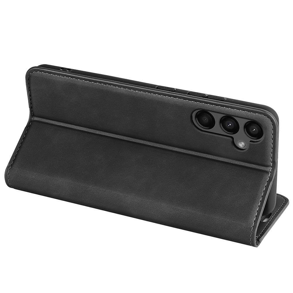 Samsung Galaxy A15 Slankt etui med kortholder, Sort