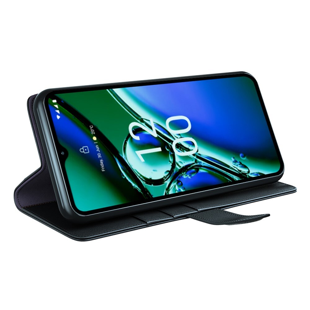  Nokia G42 Slankt mobiletui i ægte læder, Sort