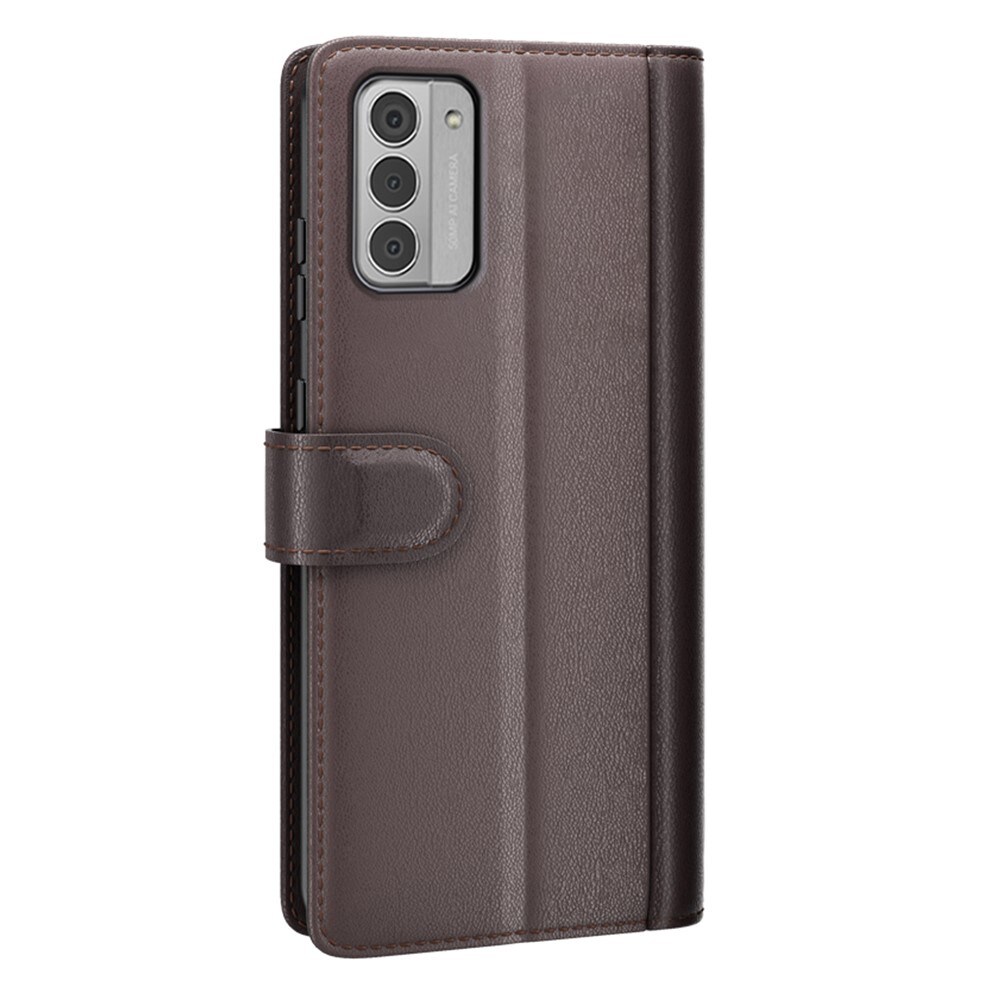  Nokia G42 Slankt mobiletui i ægte læder, Brun
