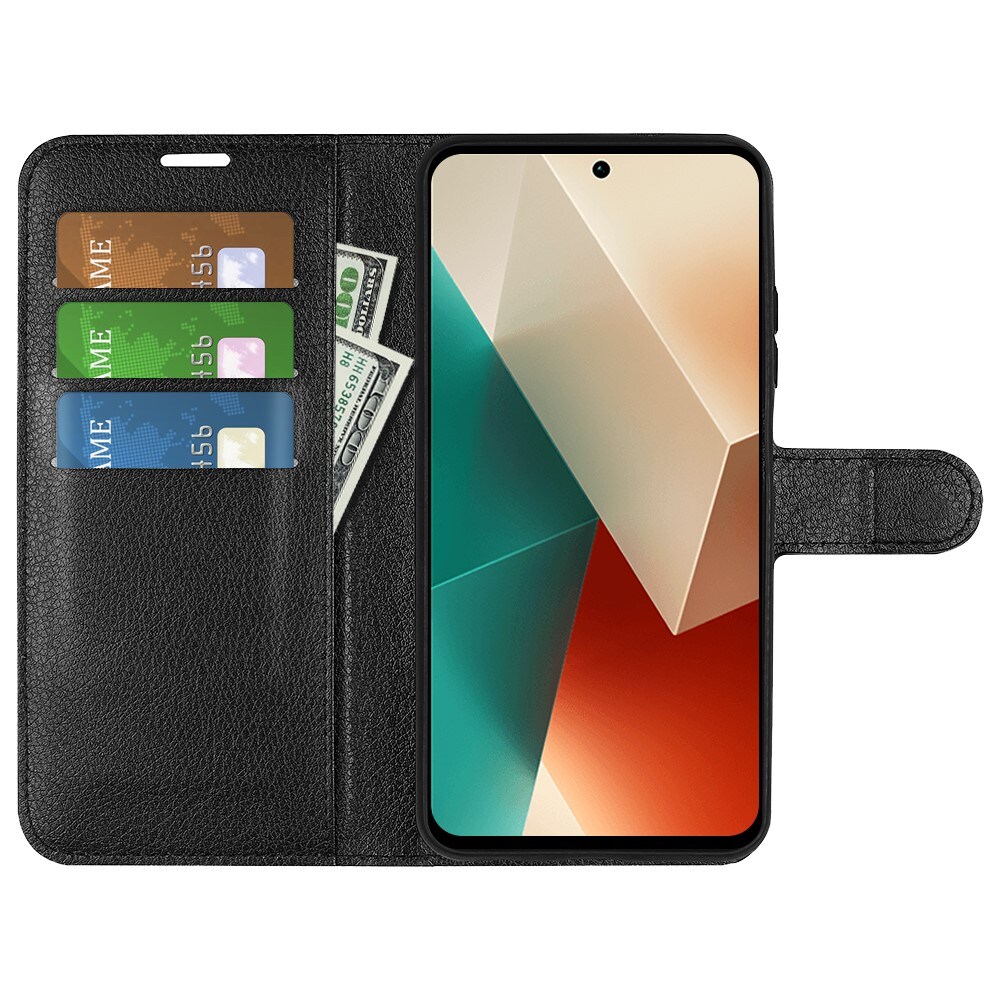 Xiaomi Redmi Note 13 Enkelt mobiletui, Sort