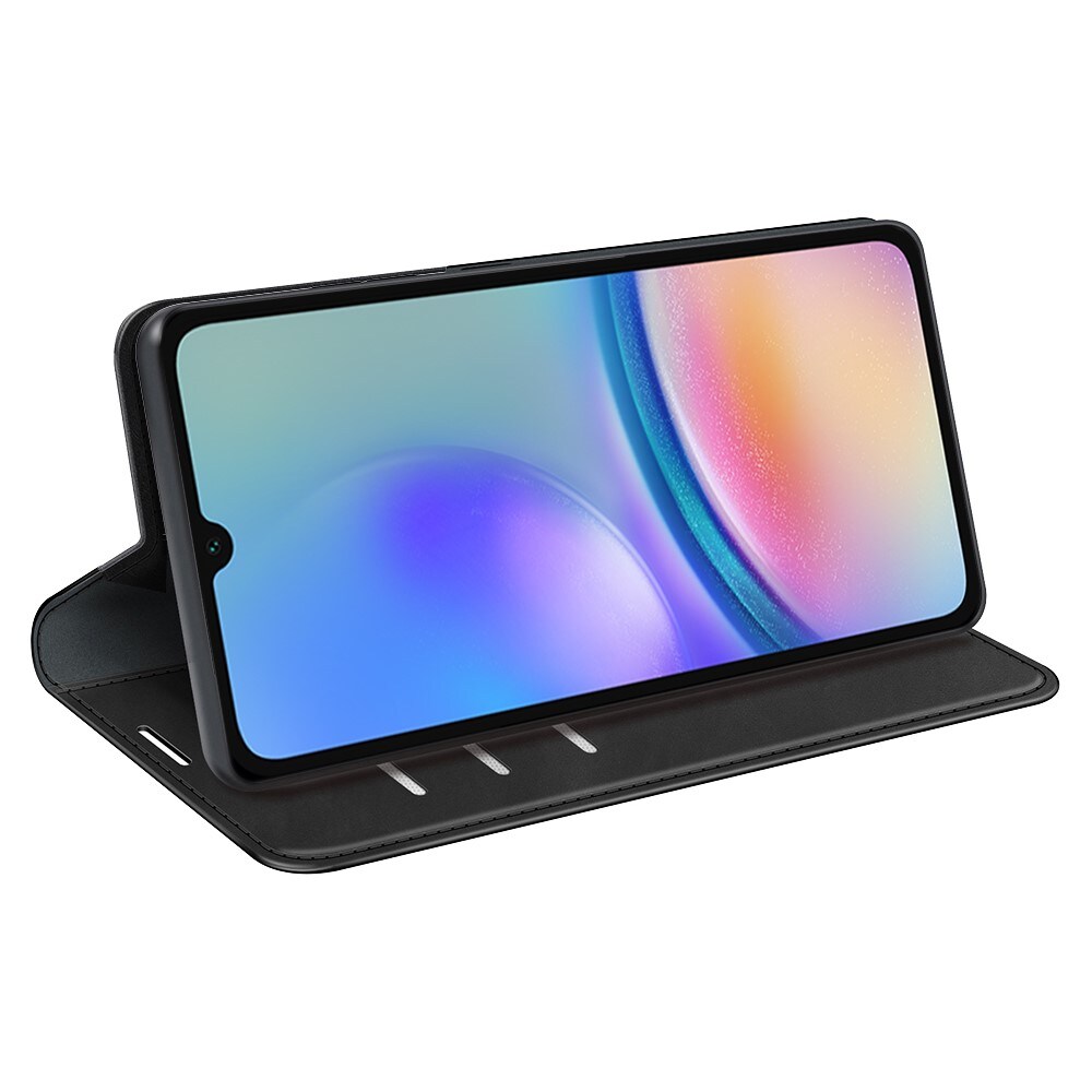 Samsung Galaxy A05s Slankt etui med kortholder, Sort
