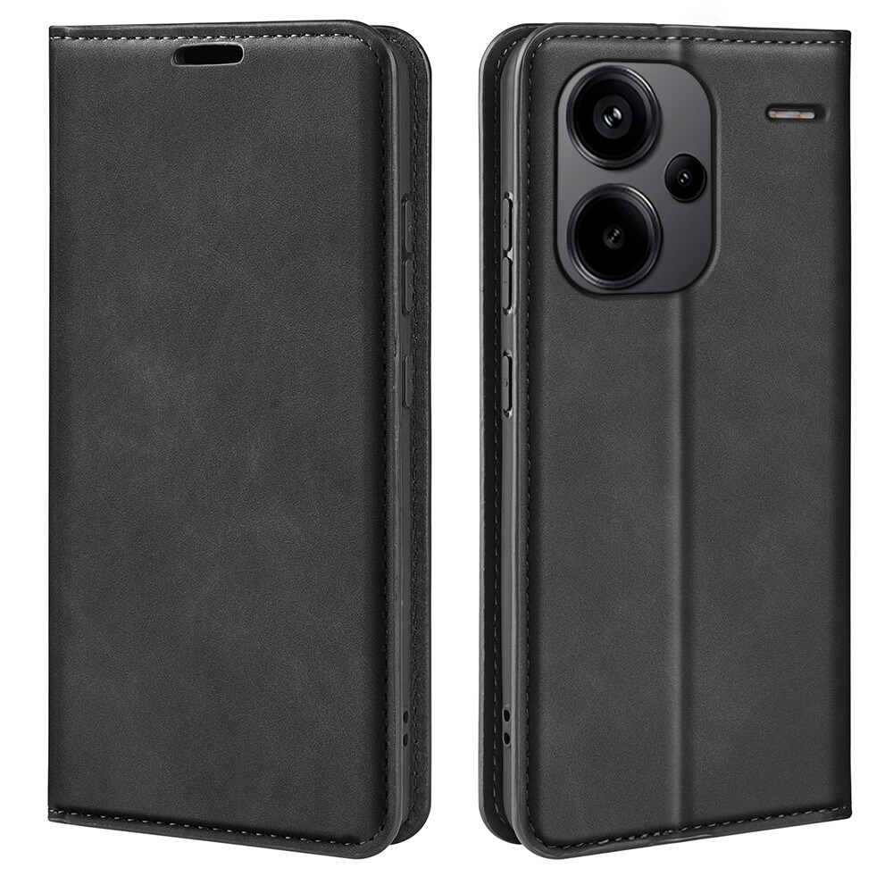 Xiaomi Redmi Note 13 Pro Plus Slankt etui med kortholder, Sort