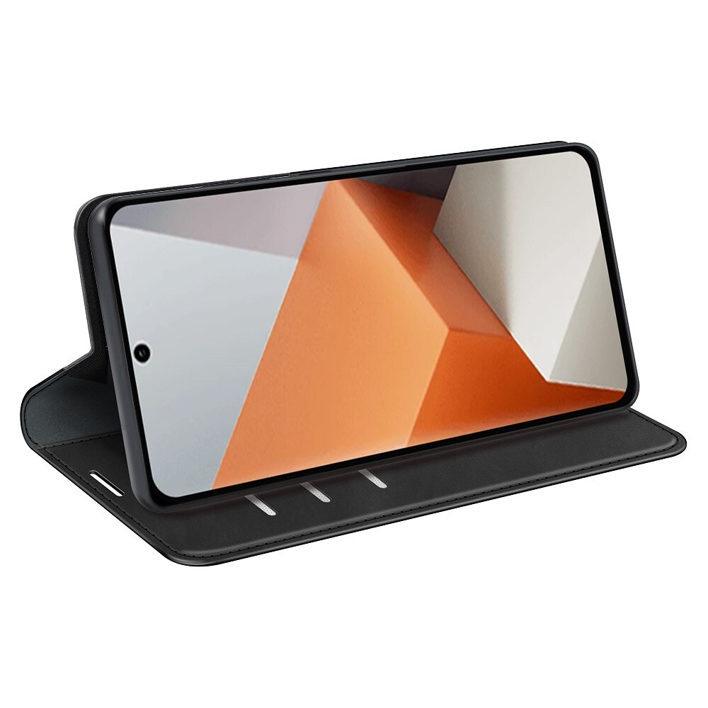 Xiaomi Redmi Note 13 Pro Plus Slankt etui med kortholder, Sort