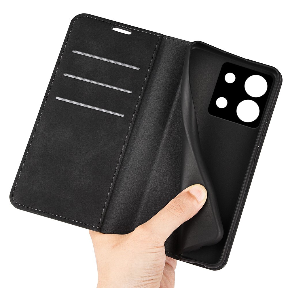 Xiaomi Redmi Note 13 Pro Slankt etui med kortholder, Sort