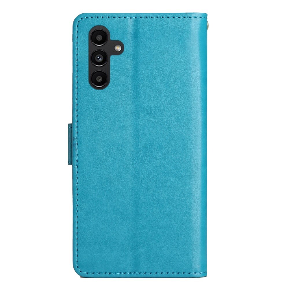 Samsung Galaxy A15 Mobiletui med sommerfugle, Blå