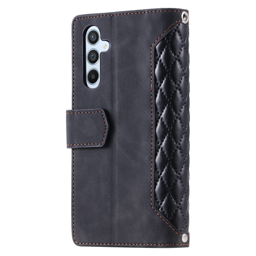 Samsung Galaxy S24 Quiltet pungtaske, Sort