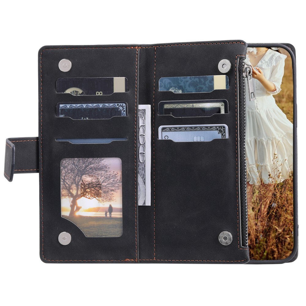 Samsung Galaxy S24 Quiltet pungtaske, Sort