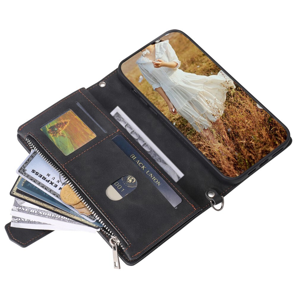 Samsung Galaxy S24 Quiltet pungtaske, Sort