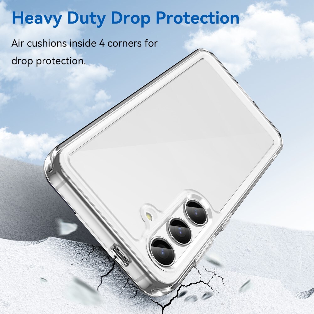 Samsung Galaxy S24 Plus Crystal Hybrid-cover, Gennemsigtig