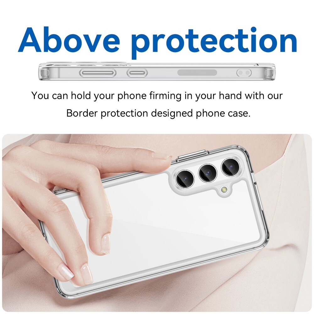 Samsung Galaxy S24 Plus Crystal Hybrid-cover, Gennemsigtig