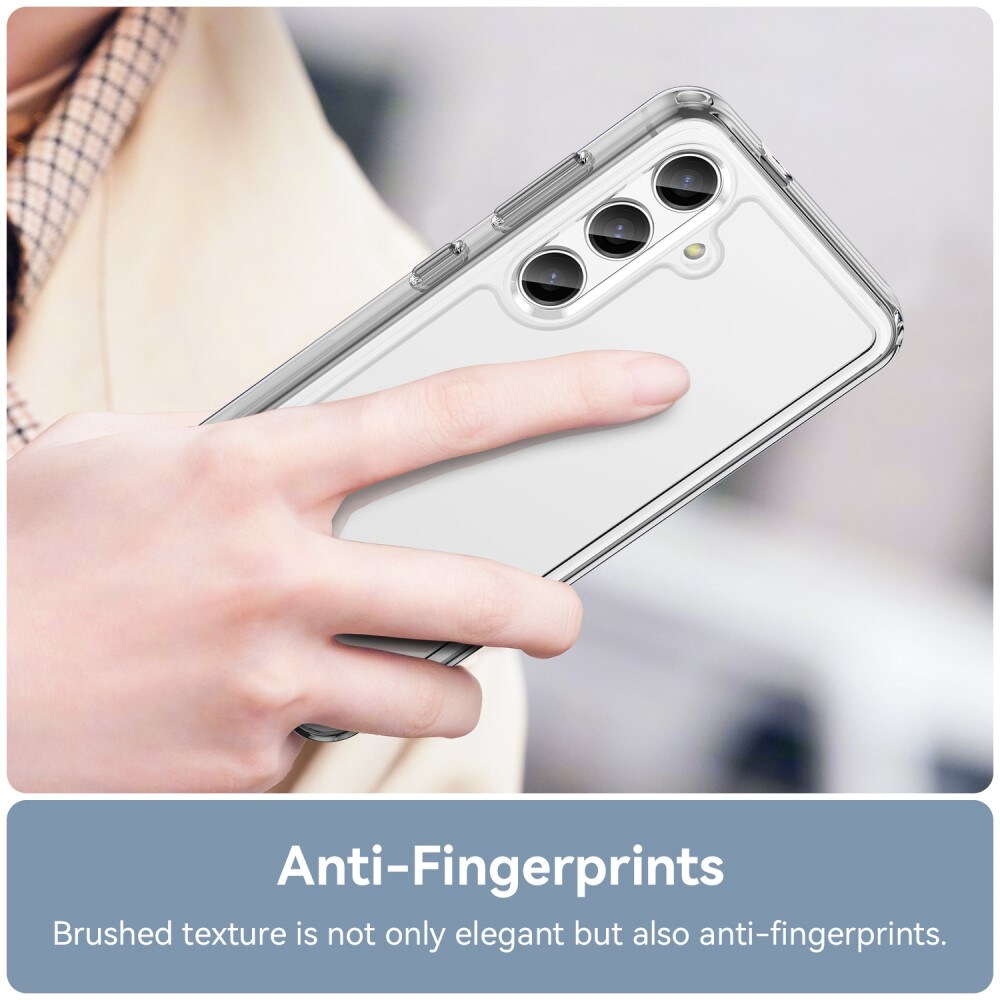 Samsung Galaxy S24 Plus Crystal Hybrid-cover, Gennemsigtig