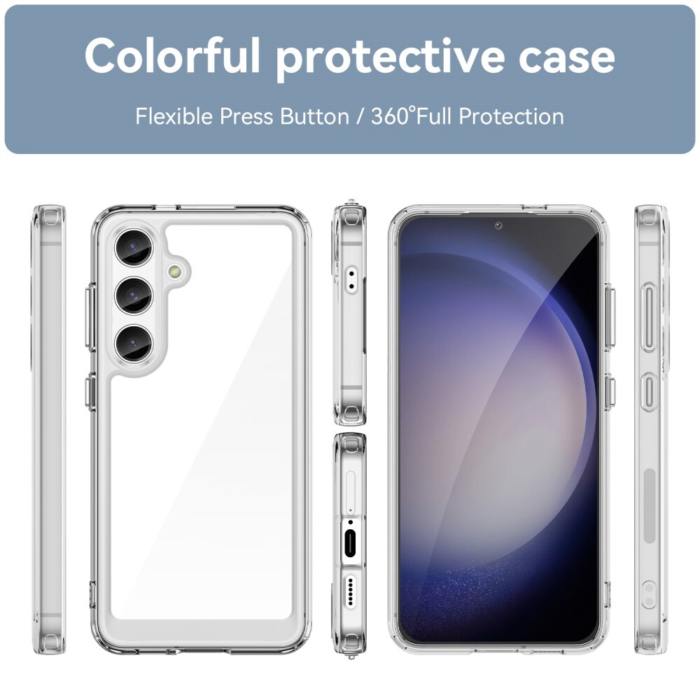 Samsung Galaxy S24 Plus Crystal Hybrid-cover, Gennemsigtig