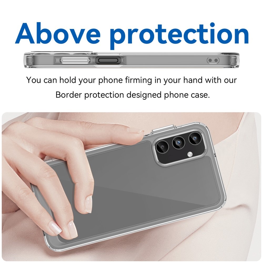 Samsung Galaxy A15 Crystal Hybrid-cover, Gennemsigtig