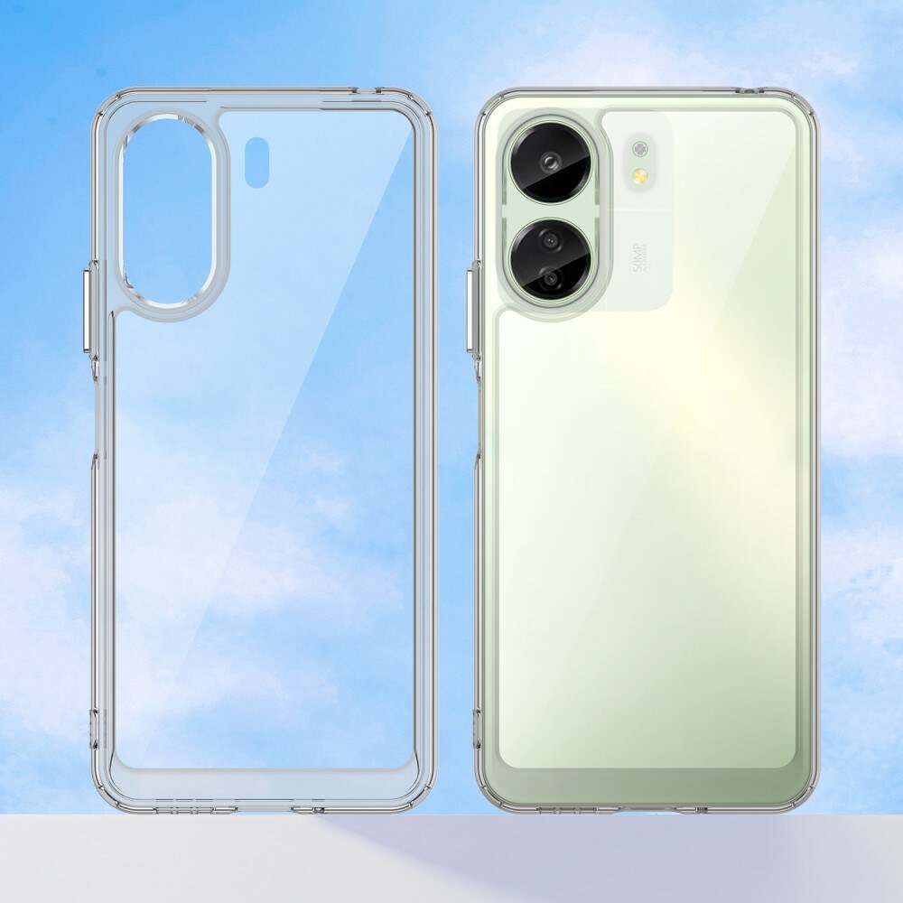 Xiaomi Redmi 13C Crystal Hybrid-cover, Gennemsigtig