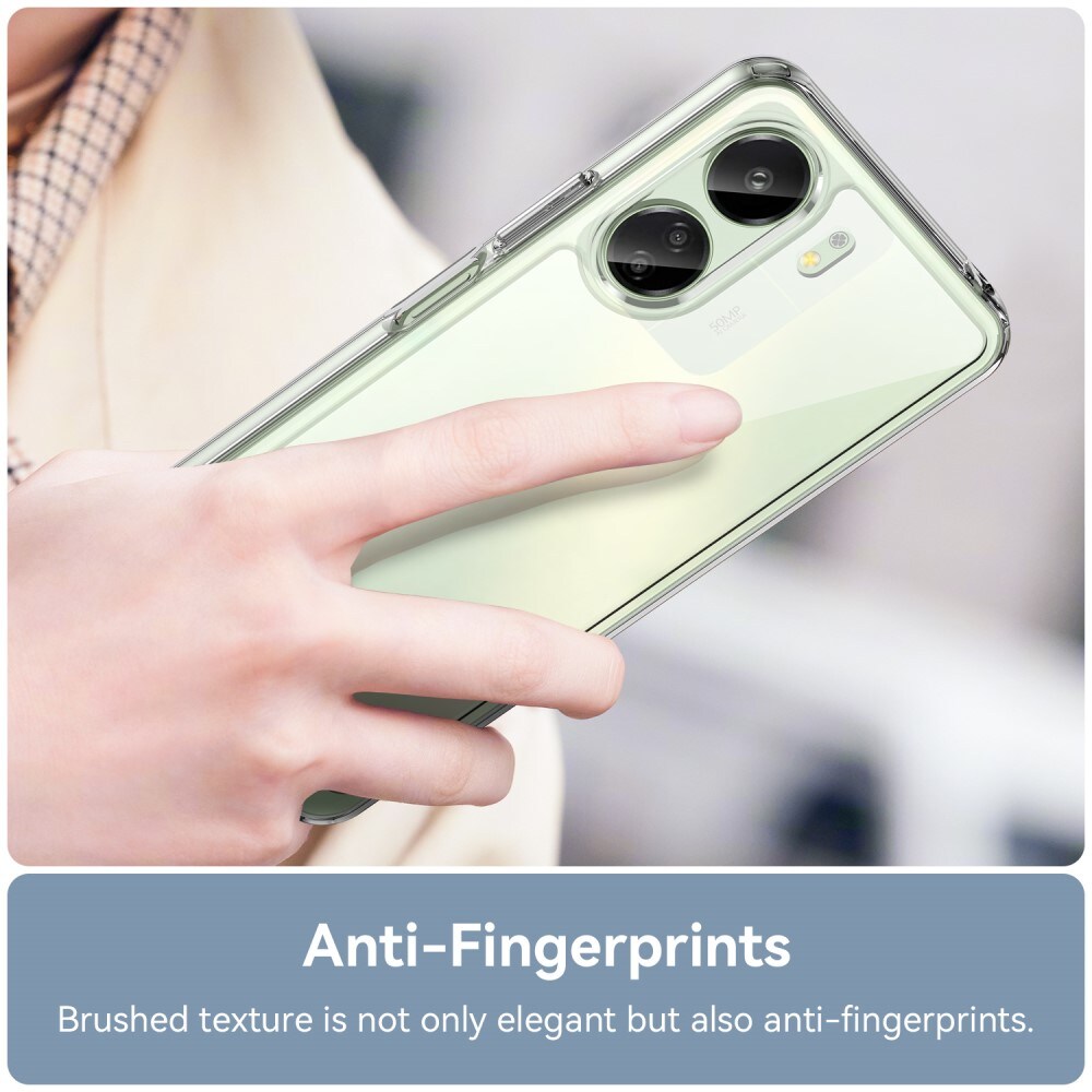 Xiaomi Redmi 13C Crystal Hybrid-cover, Gennemsigtig