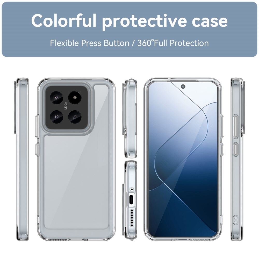 Xiaomi 14 Crystal Hybrid-cover, Gennemsigtig