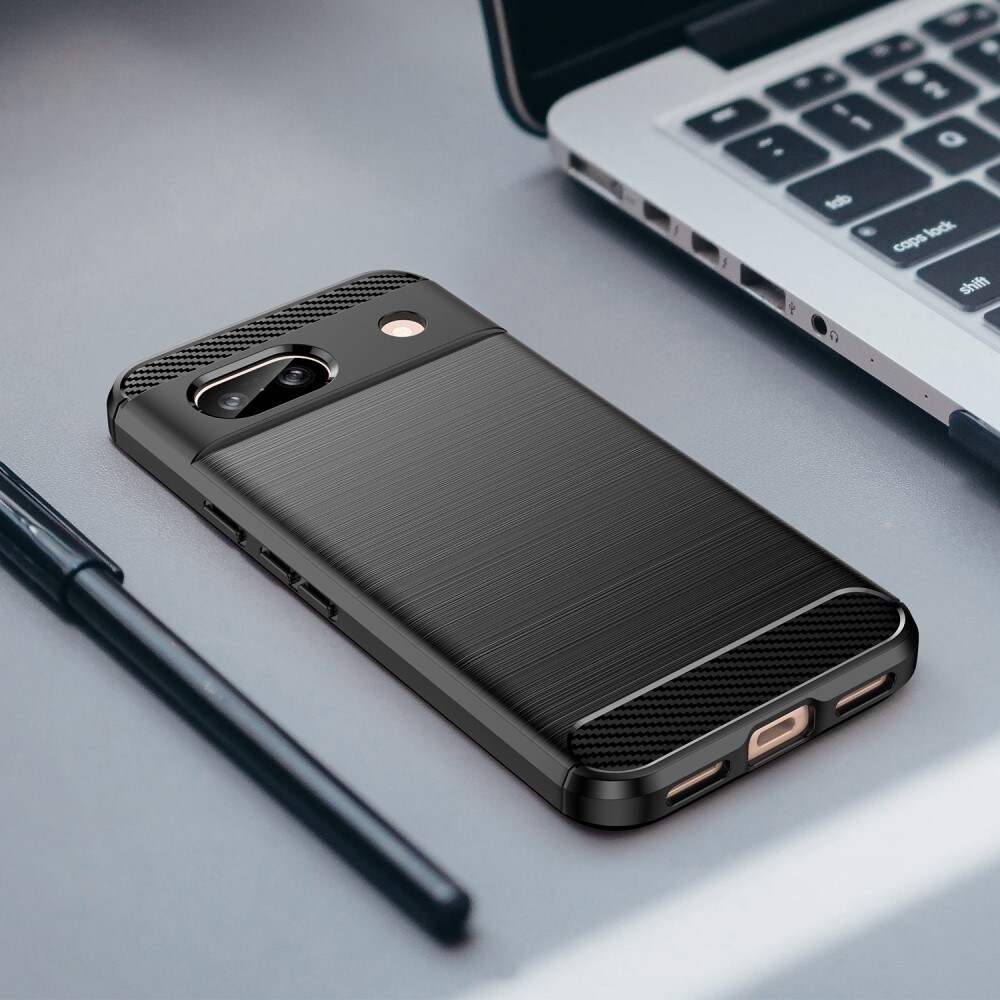 Google Pixel 8a TPU-cover Brushed, Sort