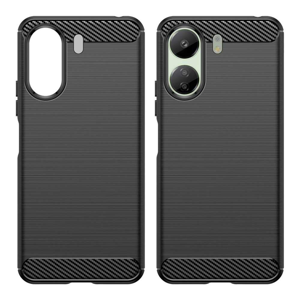 Xiaomi Redmi 13C TPU-cover Brushed, Sort