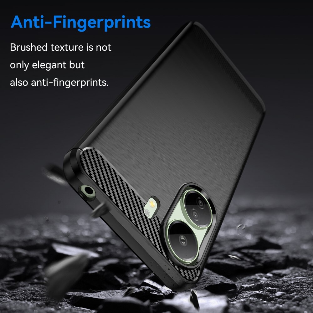 Xiaomi Redmi 13C TPU-cover Brushed, Sort