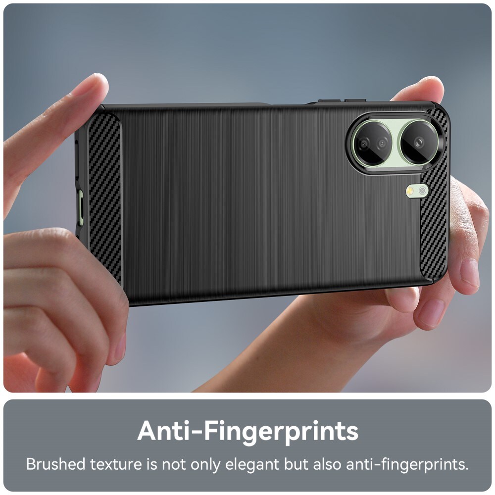 Xiaomi Redmi 13C TPU-cover Brushed, Sort