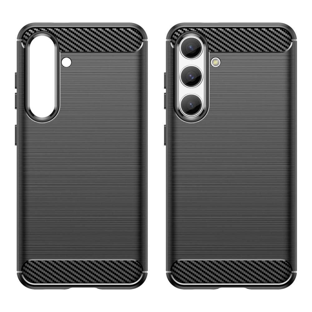 Samsung Galaxy S24 TPU-cover Brushed, Sort