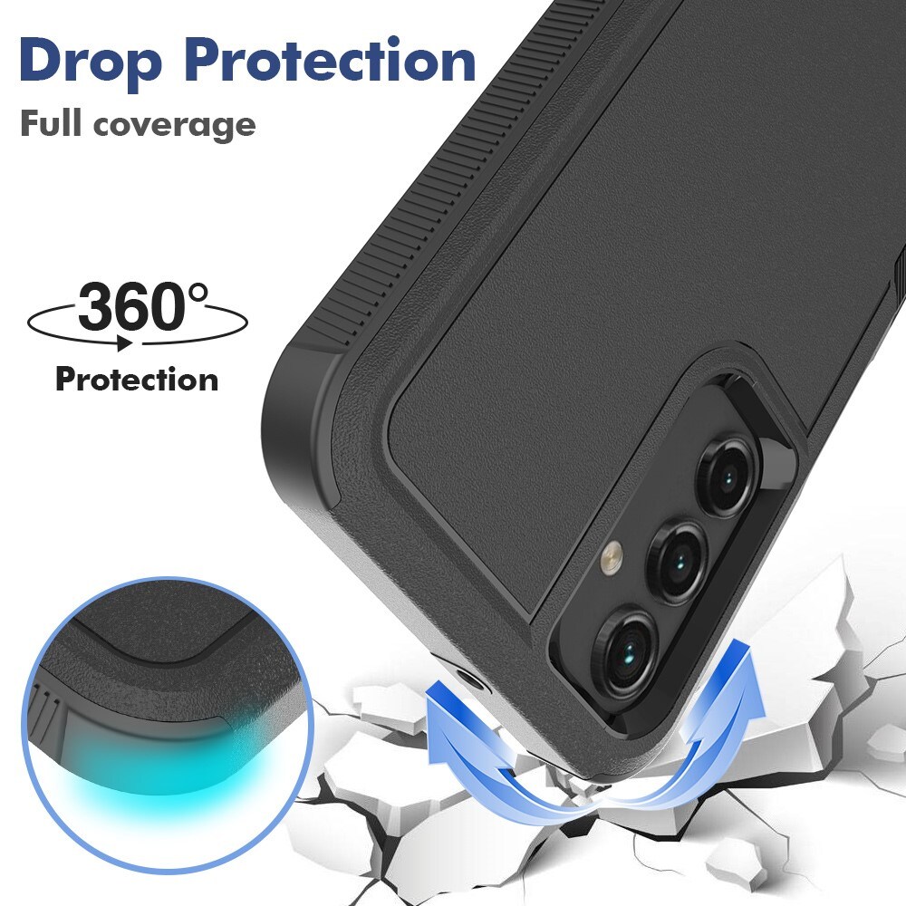 Samsung Galaxy A15 Hybridcover Off-road, Sort
