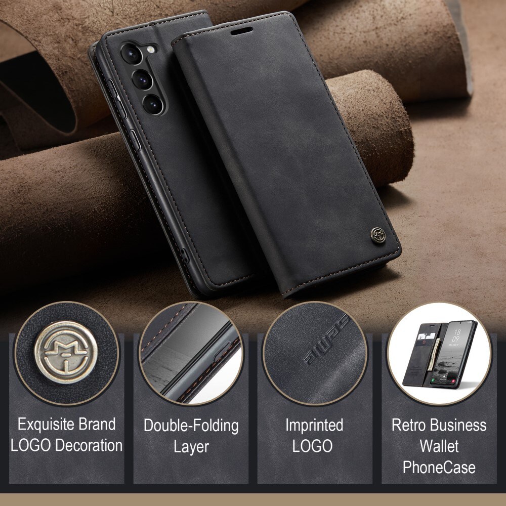 Samsung Galaxy S24 Slankt pungetui, Sort