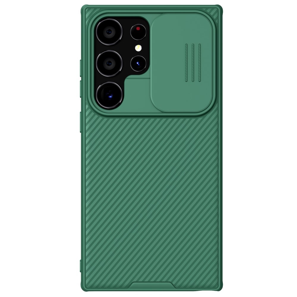 Samsung Galaxy S24 Ultra Cover med kamerabeskyttelse - CamShield, Grøn