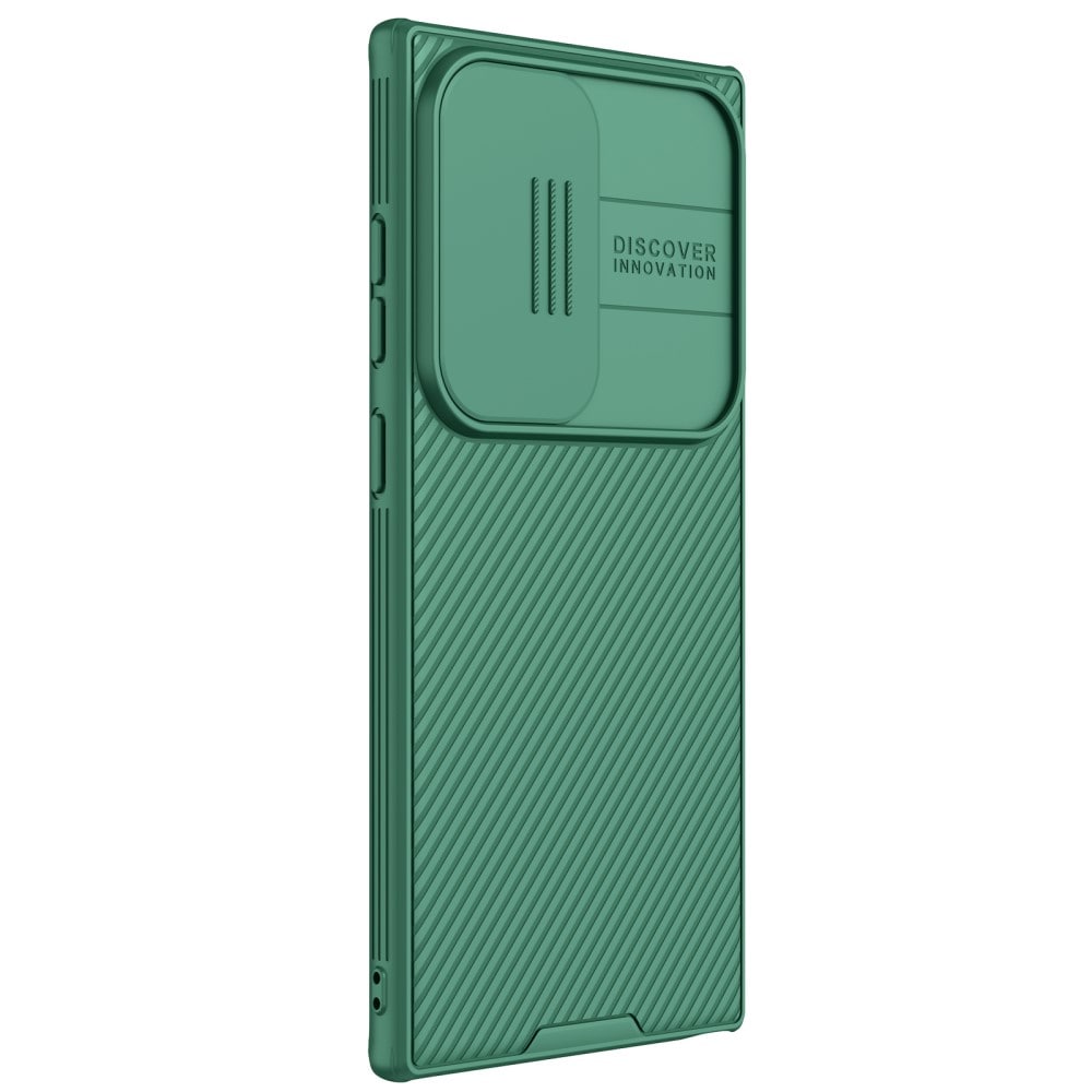 Samsung Galaxy S24 Ultra Cover med kamerabeskyttelse - CamShield, Grøn