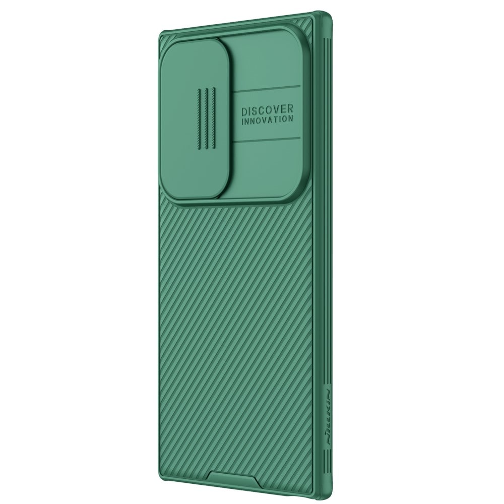 Samsung Galaxy S24 Ultra Cover med kamerabeskyttelse - CamShield, Grøn
