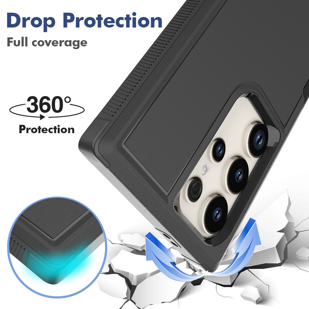 Samsung Galaxy S24 Ultra Hybridcover Off-road, Sort