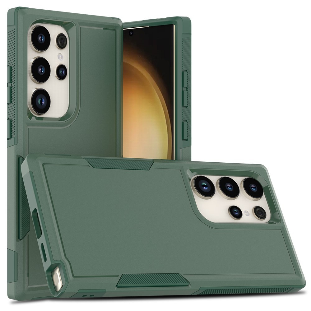 Samsung Galaxy S24 Ultra Hybridcover Off-road, Grøn