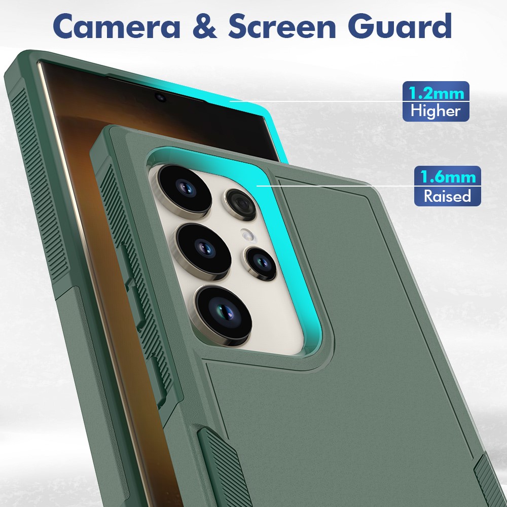 Samsung Galaxy S24 Ultra Hybridcover Off-road, Grøn