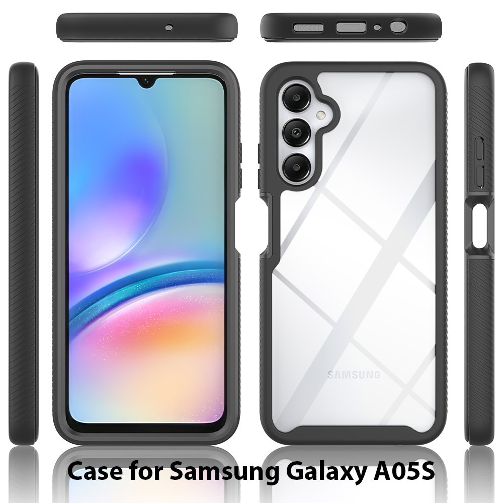 Samsung Galaxy A05s Mobilcover Full Protection, Sort