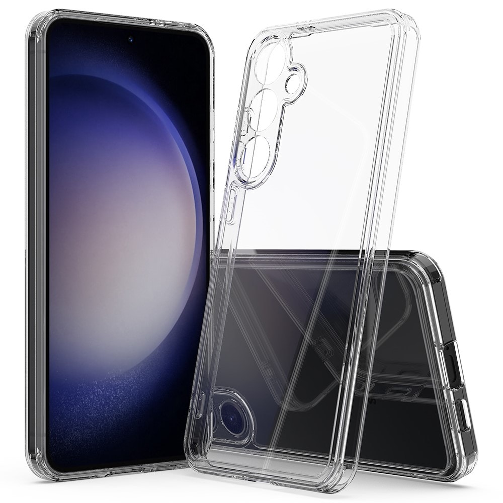 Samsung Galaxy S24 Crystal Hybrid-cover, Gennemsigtig