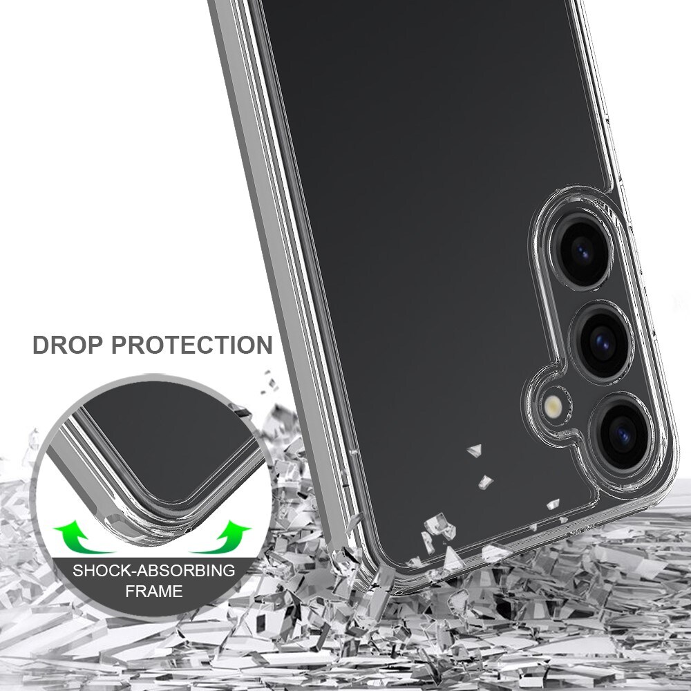 Samsung Galaxy S24 Crystal Hybrid-cover, Gennemsigtig