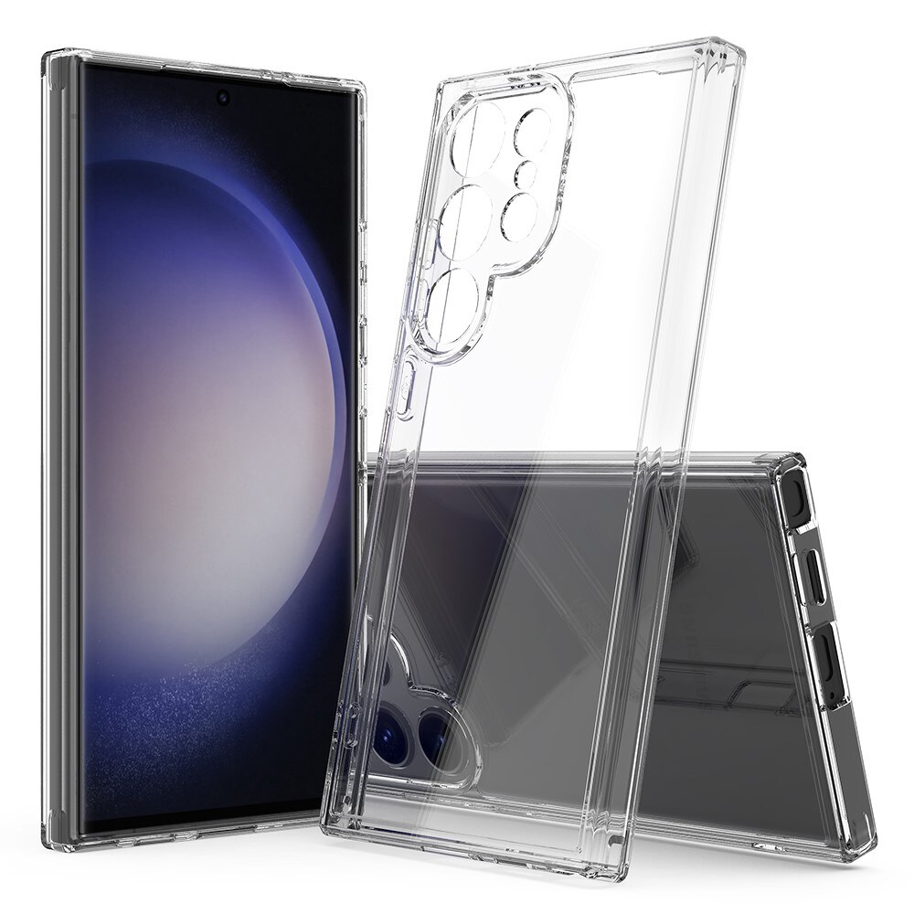 Samsung Galaxy S24 Ultra Crystal Hybrid-cover, Gennemsigtig