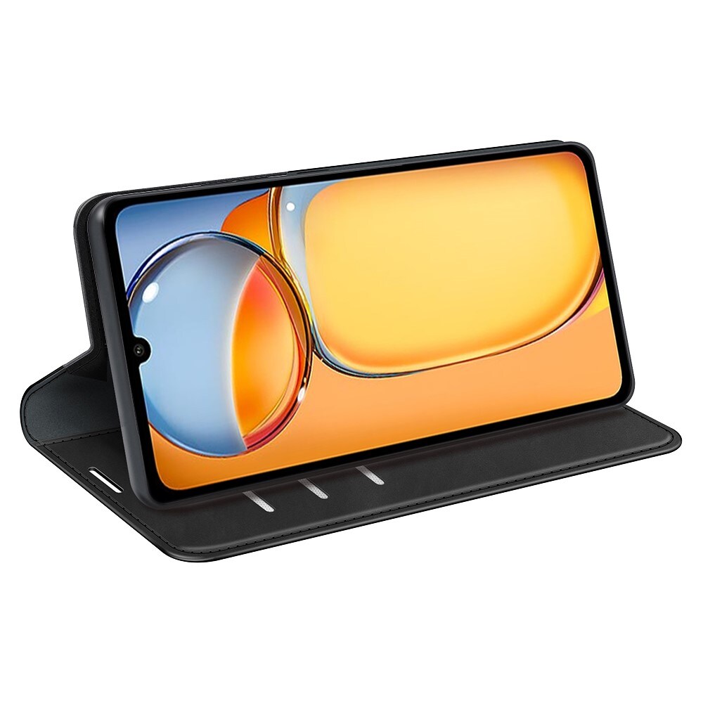 Xiaomi Redmi 13C Slankt etui med kortholder, Sort