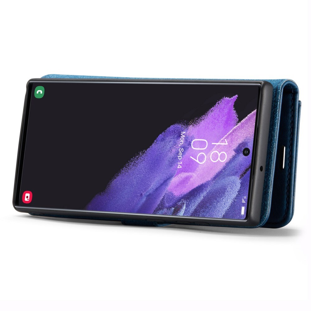 Samsung Galaxy S24 Ultra Pungetui med aftageligt cover, Blue