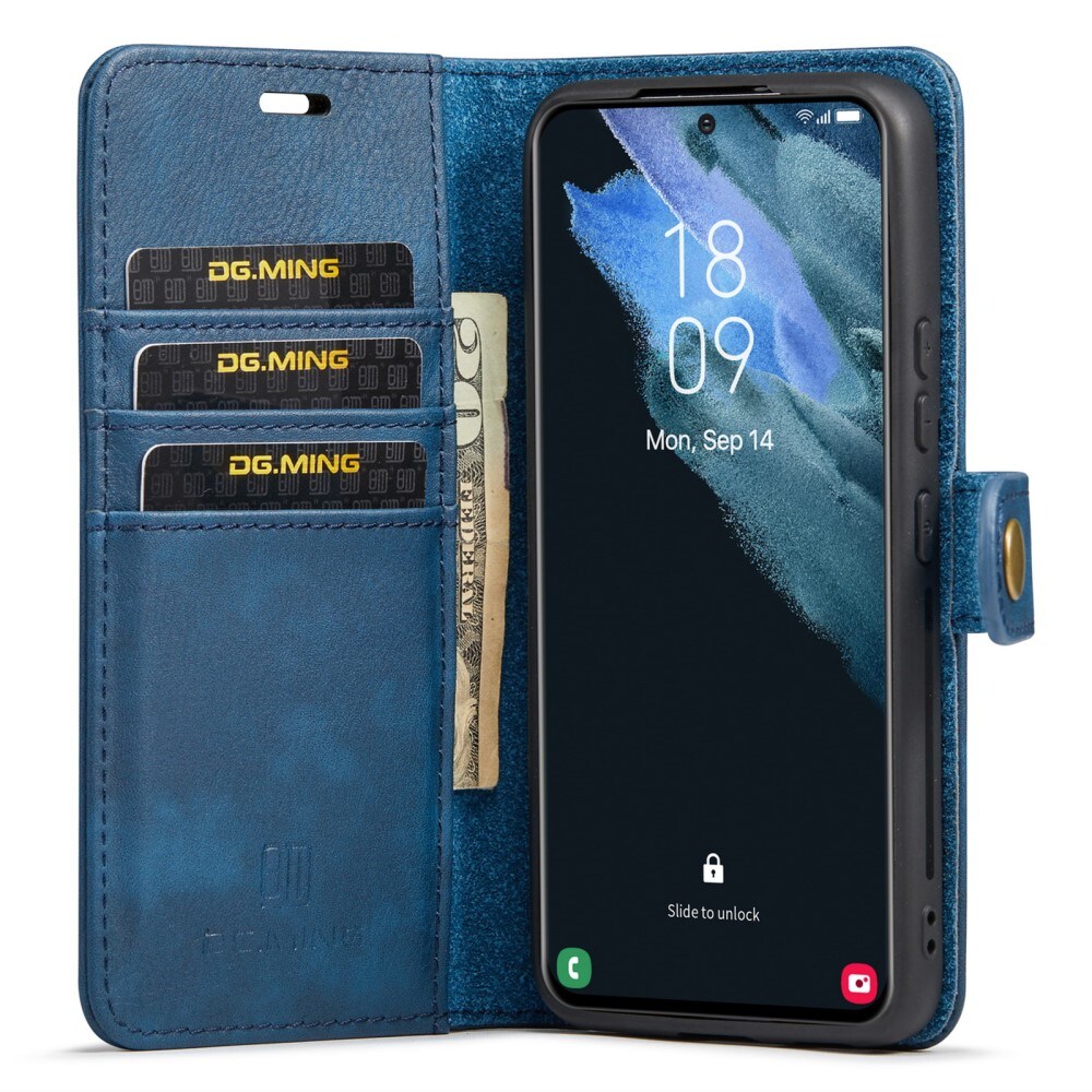 Samsung Galaxy S24 Pungetui med aftageligt cover, Blue