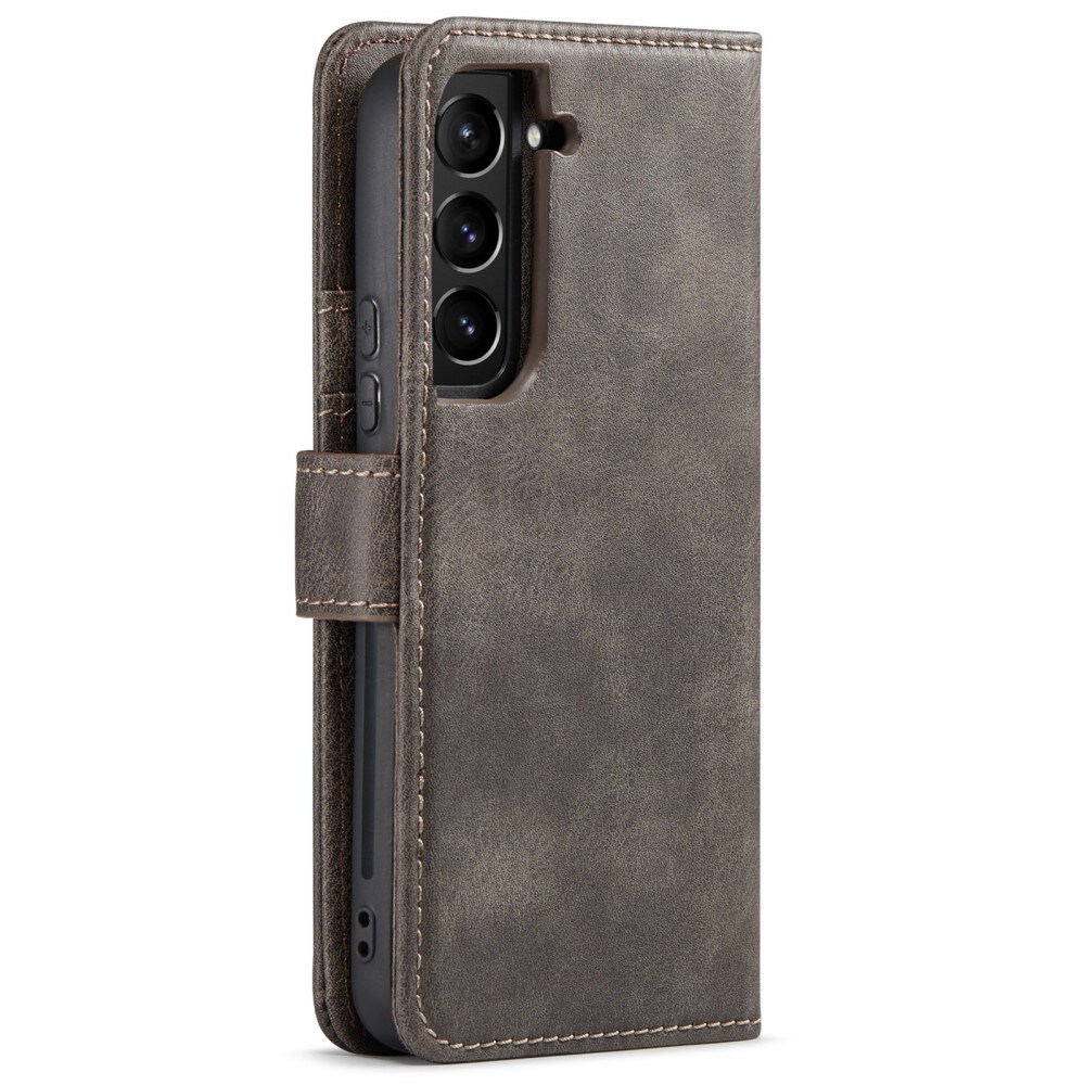 Samsung Galaxy S24 Pungetui med aftageligt cover, Brown