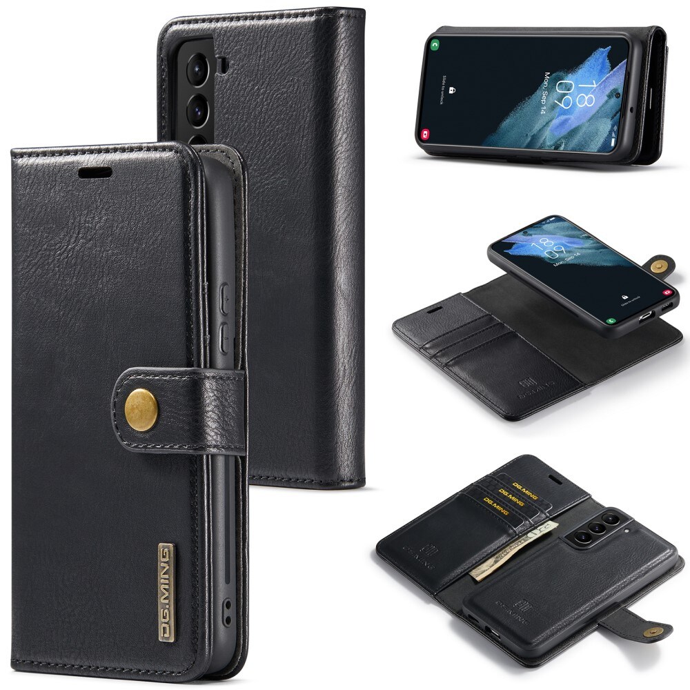 Samsung Galaxy S24 Plus Pungetui med aftageligt cover, Black