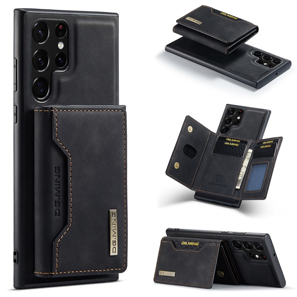 Samsung Galaxy S24 Ultra Cover med aftagelig pung, Sort
